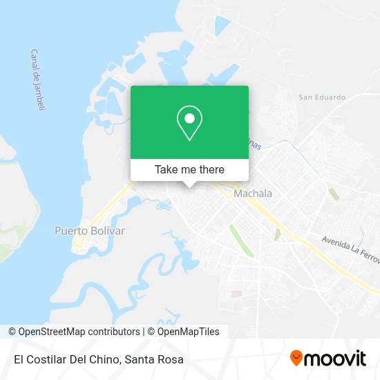 El Costilar Del Chino map