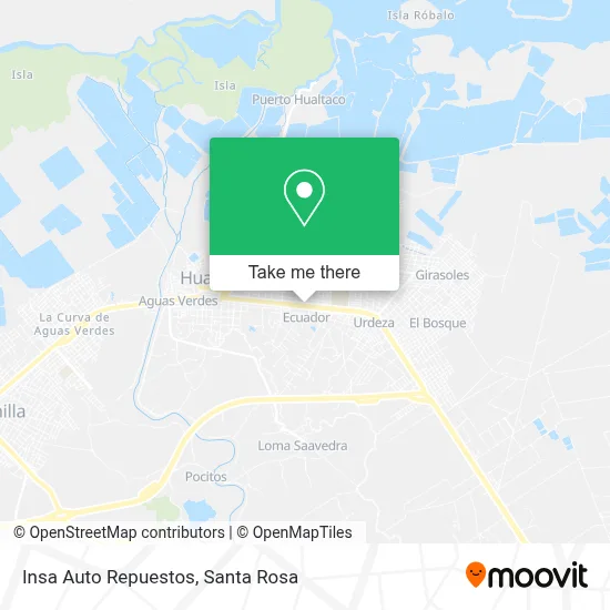 Insa Auto Repuestos map
