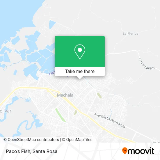 Paco's Fish map