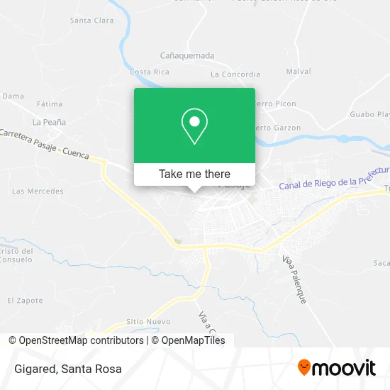 Gigared map
