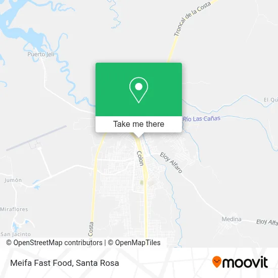 Meifa Fast Food map