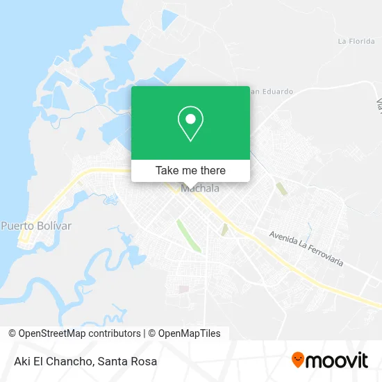 Aki El Chancho map