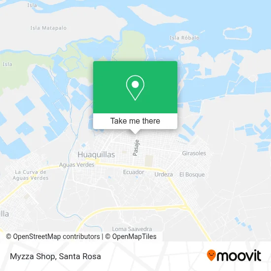 Myzza Shop map