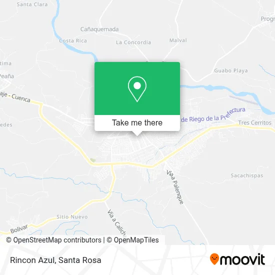 Rincon Azul map