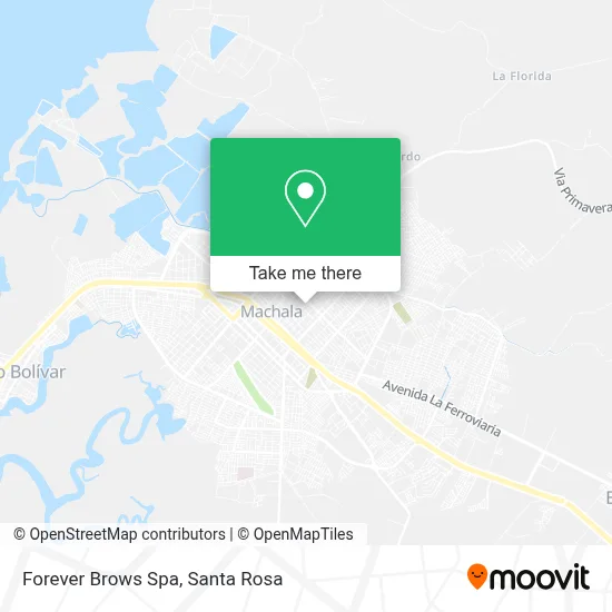 Forever Brows Spa map