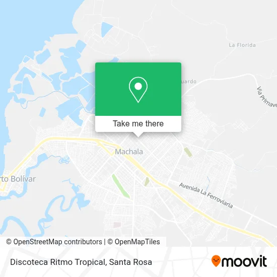 Discoteca Ritmo Tropical map