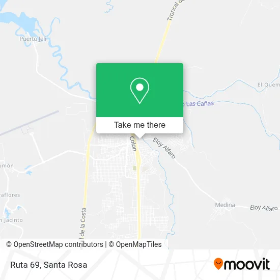 Ruta 69 map