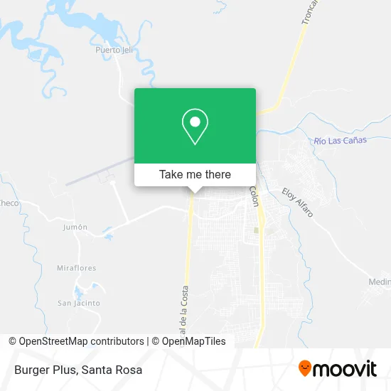 Burger Plus map