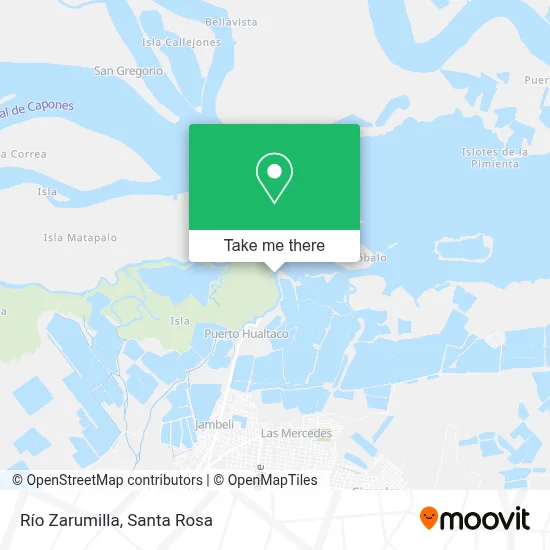 Río Zarumilla map
