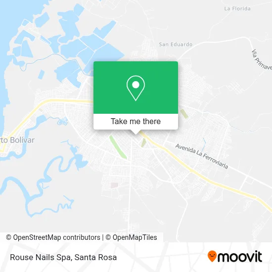 Rouse Nails Spa map