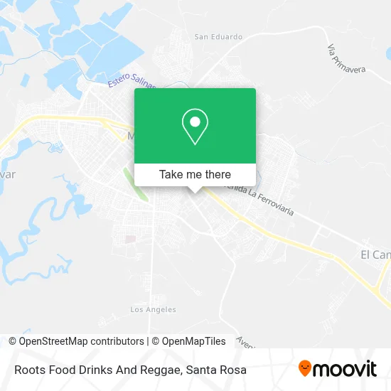 Roots Food Drinks And Reggae map
