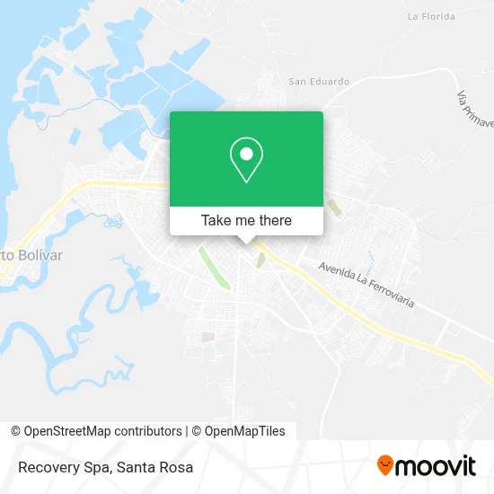 Recovery Spa map