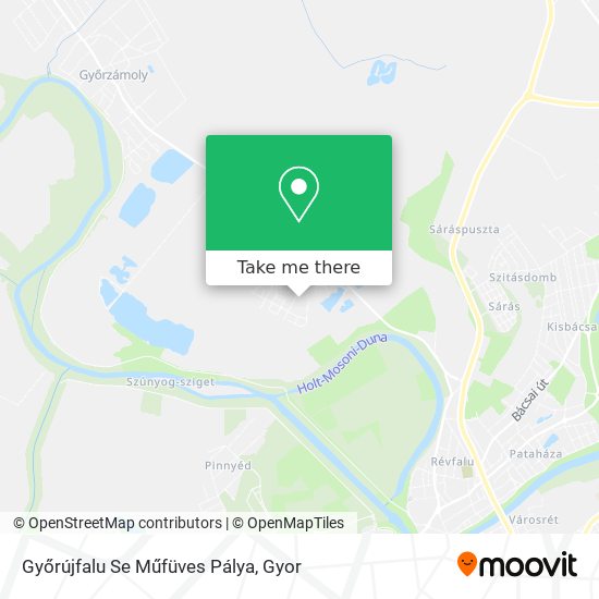Győrújfalu Se Műfüves Pálya map