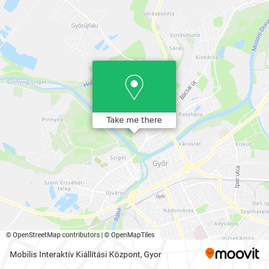 Mobilis Interaktív Kiállítási Központ map