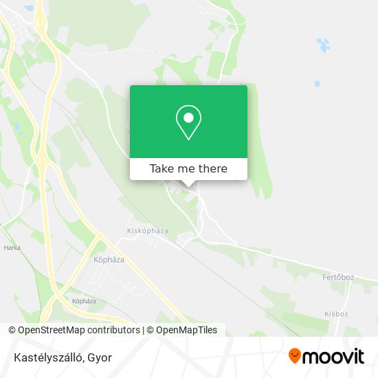 Kastélyszálló map