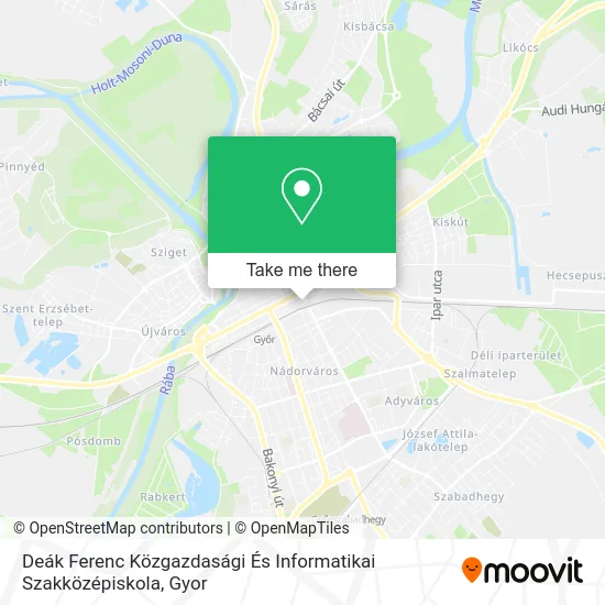 Deák Ferenc Közgazdasági És Informatikai Szakközépiskola map