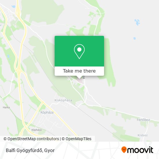 Balfi Gyógyfürdő map