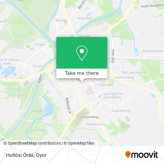 Hollósi Órás map
