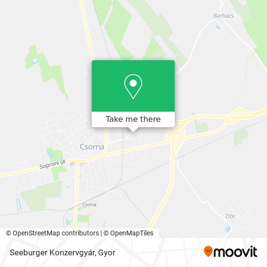 Seeburger Konzervgyár map