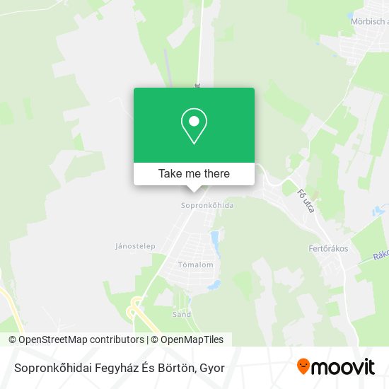 Sopronkőhidai Fegyház És Börtön map