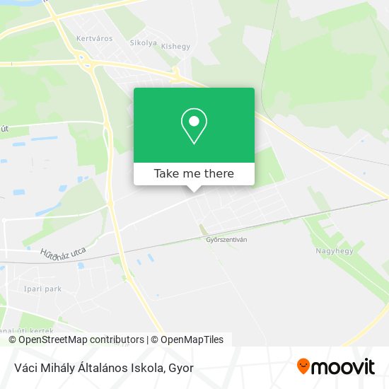 Váci Mihály Általános Iskola map