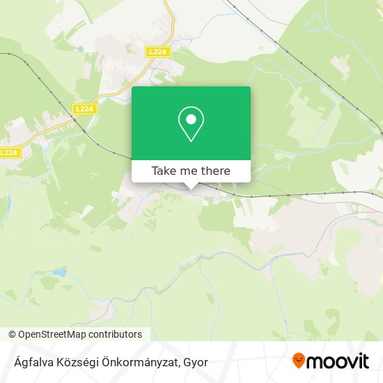 Ágfalva Községi Önkormányzat map