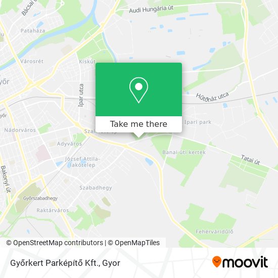 Győrkert Parképítő Kft. map