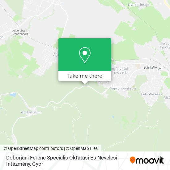 Doborjáni Ferenc Speciális Oktatási És Nevelési Intézmény map