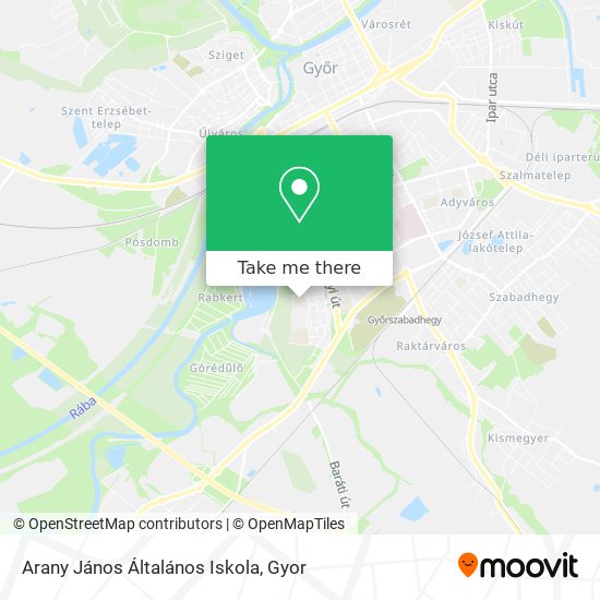 Arany János Általános Iskola map