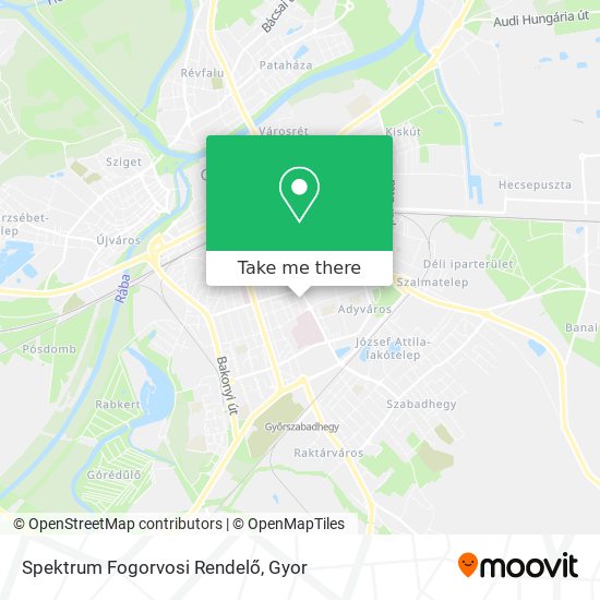 Spektrum Fogorvosi Rendelő map