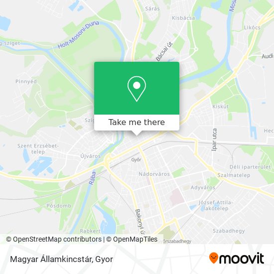 Magyar Államkincstár map