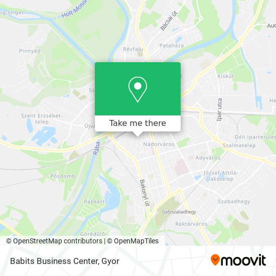 Babits Business Center map