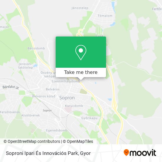 Soproni Ipari És Innovációs Park map