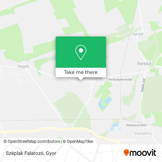 Széplak Falatozó map