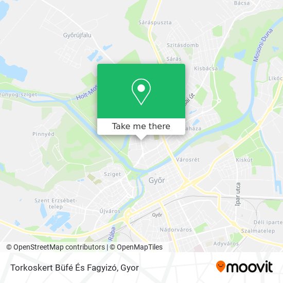Torkoskert Büfé És Fagyizó map