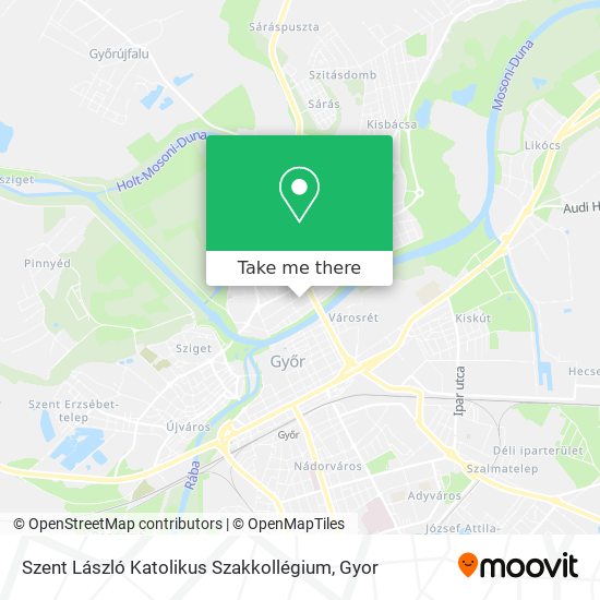 Szent László Katolikus Szakkollégium map