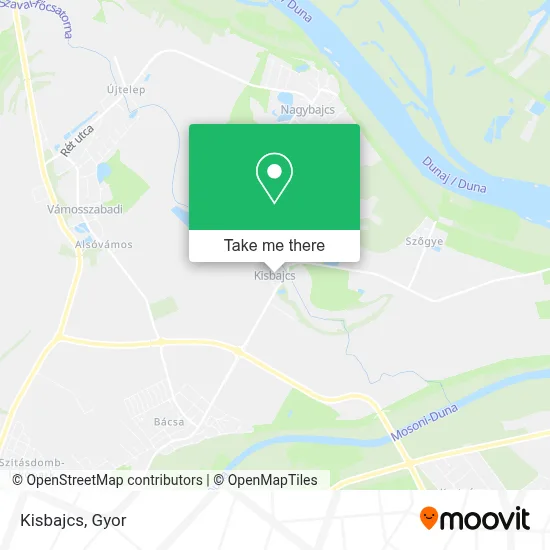 Kisbajcs map
