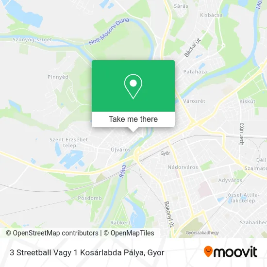 3 Streetball Vagy 1 Kosárlabda Pálya map