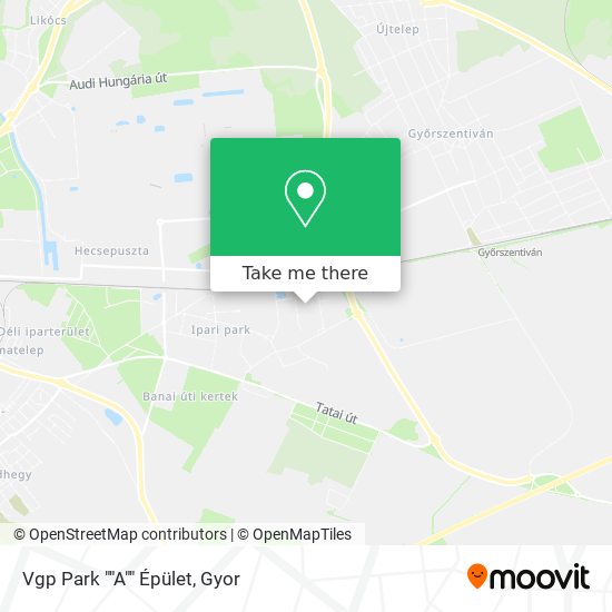Vgp Park ""A"" Épület map