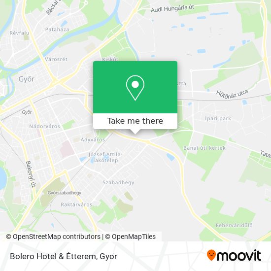 Bolero Hotel & Étterem map