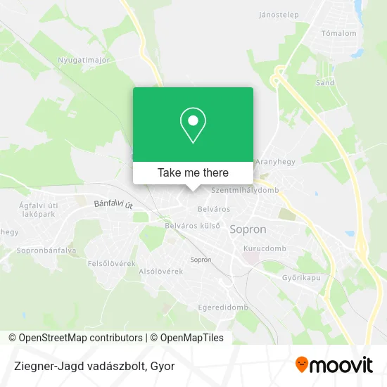 Ziegner-Jagd vadászbolt map