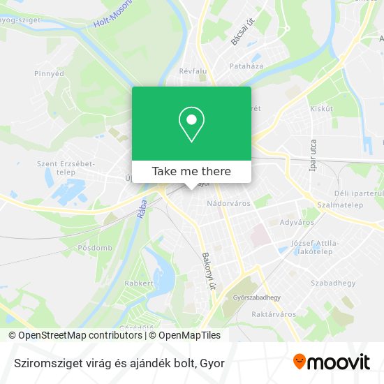 Sziromsziget virág és ajándék bolt map