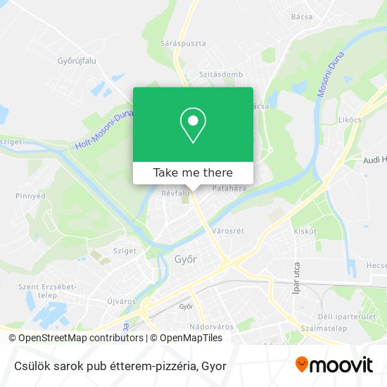 Csülök sarok pub étterem-pizzéria map
