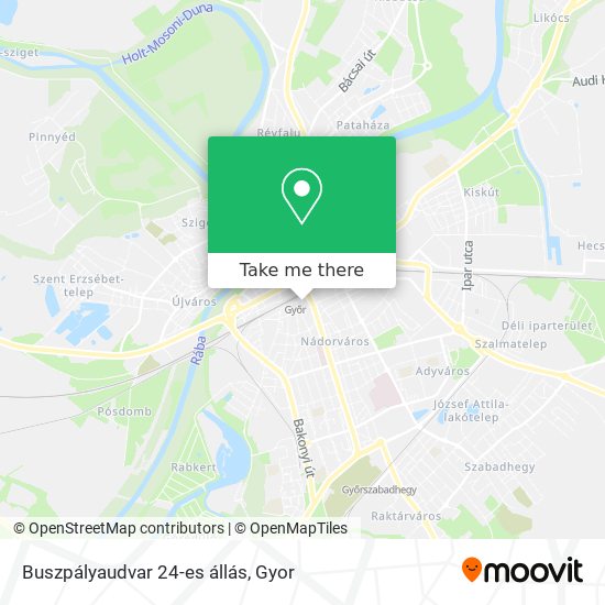 Buszpályaudvar 24-es állás map