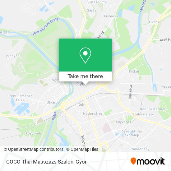 COCO Thai Masszázs Szalon map