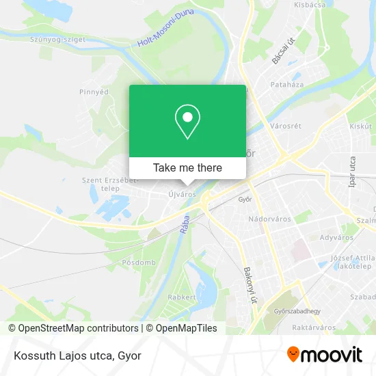 Kossuth Lajos utca map