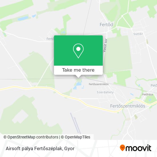 Airsoft pálya Fertőszéplak map