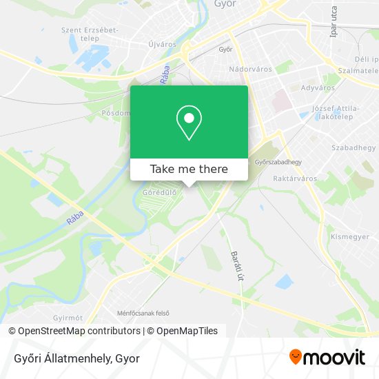 Győri Állatmenhely map