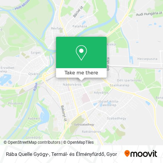 Rába Quelle Gyógy-, Termál- és Élményfürdő map