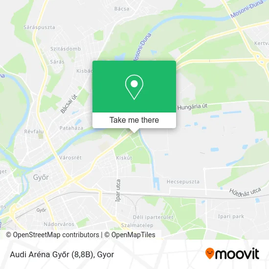 Audi Aréna Győr (8,8B) map